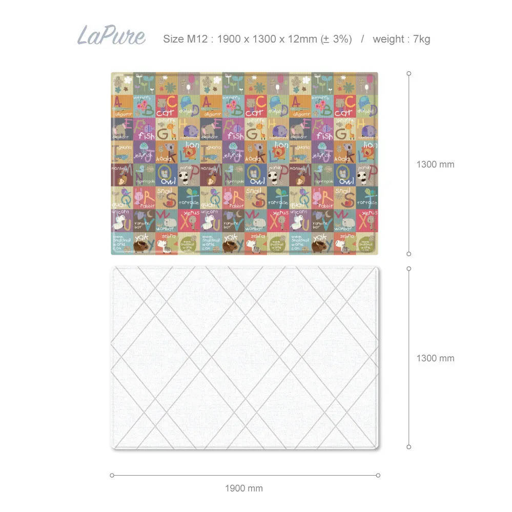 [1 Yr Local Warranty] Parklon LaPure Animal Rustic Rug (M12) Size: 1900 x 1300 x 12mm