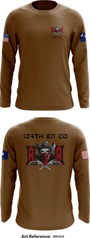 124TH EN CO Store 1 Core Men's LS Performance Tee - mStgJX