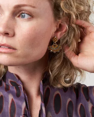 1.4 inch earrings - multi