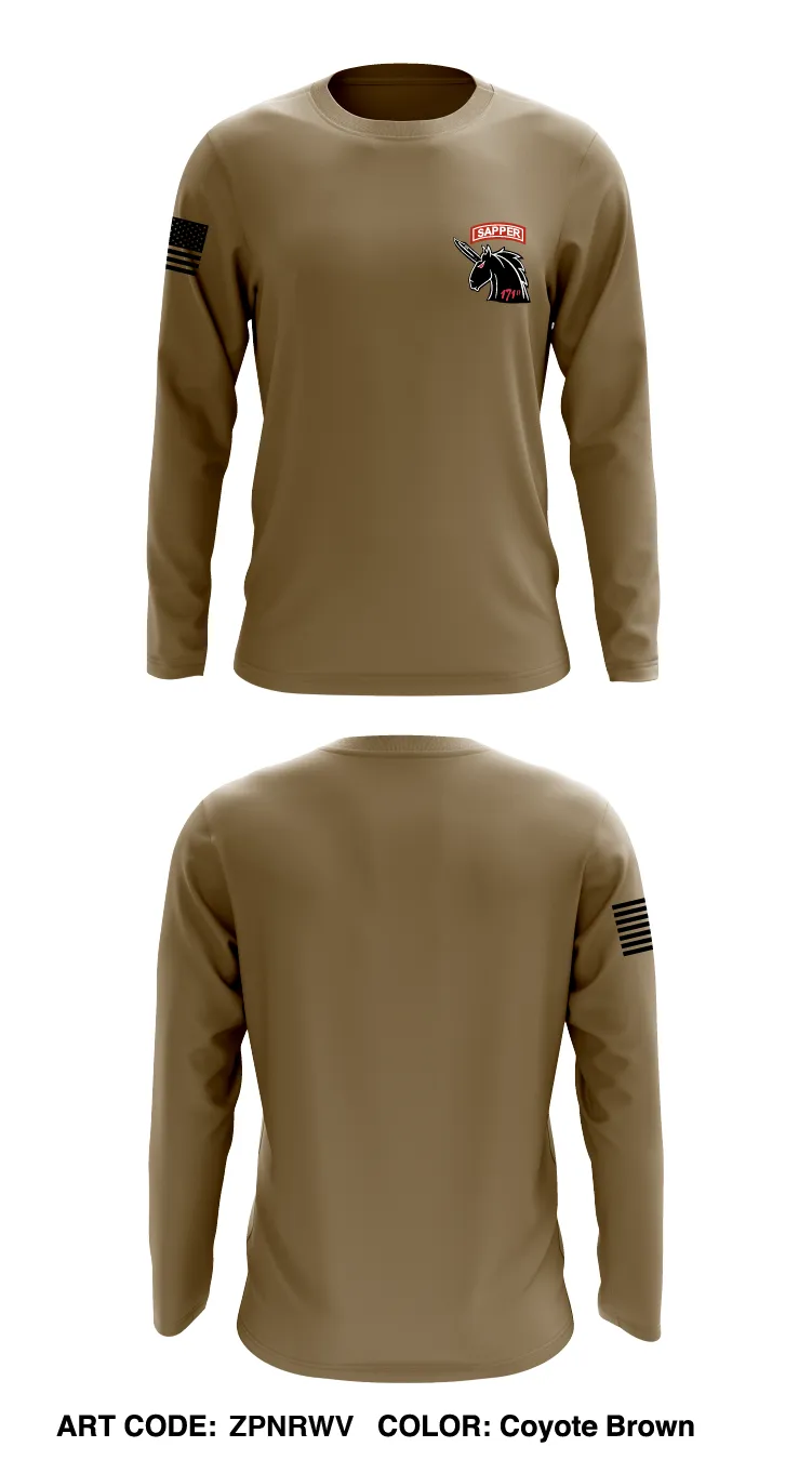 171 Sapper Co Store 1 Core Men's LS Performance Tee - ZPNRWV