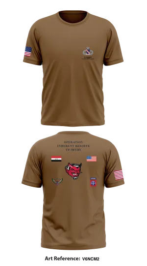 2-508th PIR Store 1 Core Men's SS Performance Tee - V6ncm2