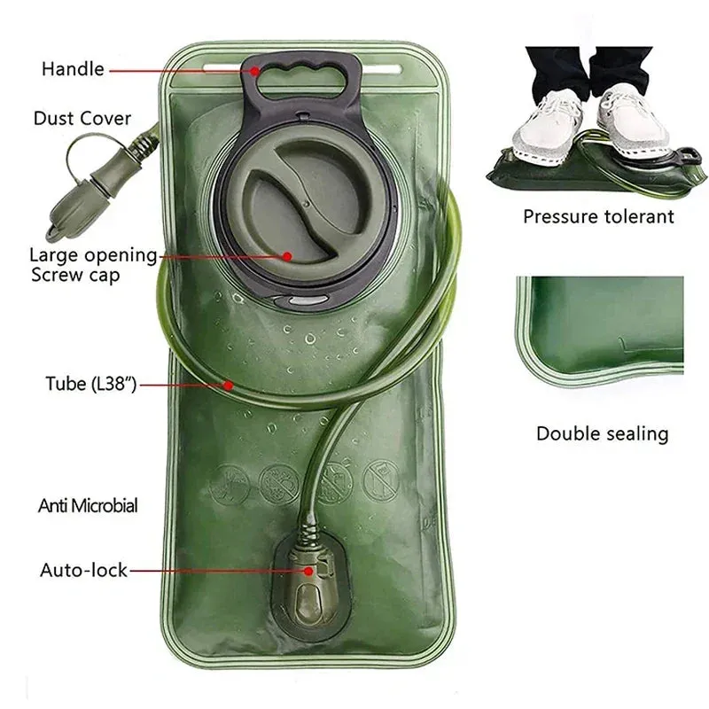 2L Backpack Leak Proof Water Reservoir