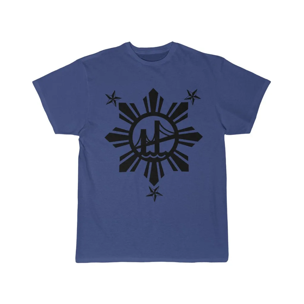 3 Stars and Sun Bridges Men's Short Sleeve Tee