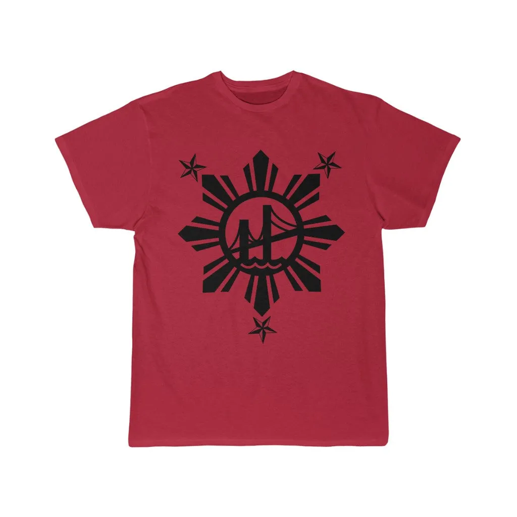 3 Stars and Sun Bridges Men's Short Sleeve Tee