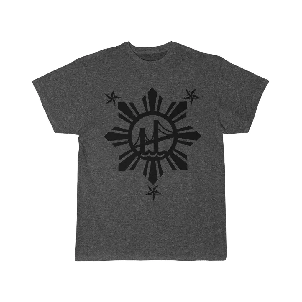 3 Stars and Sun Bridges Men's Short Sleeve Tee