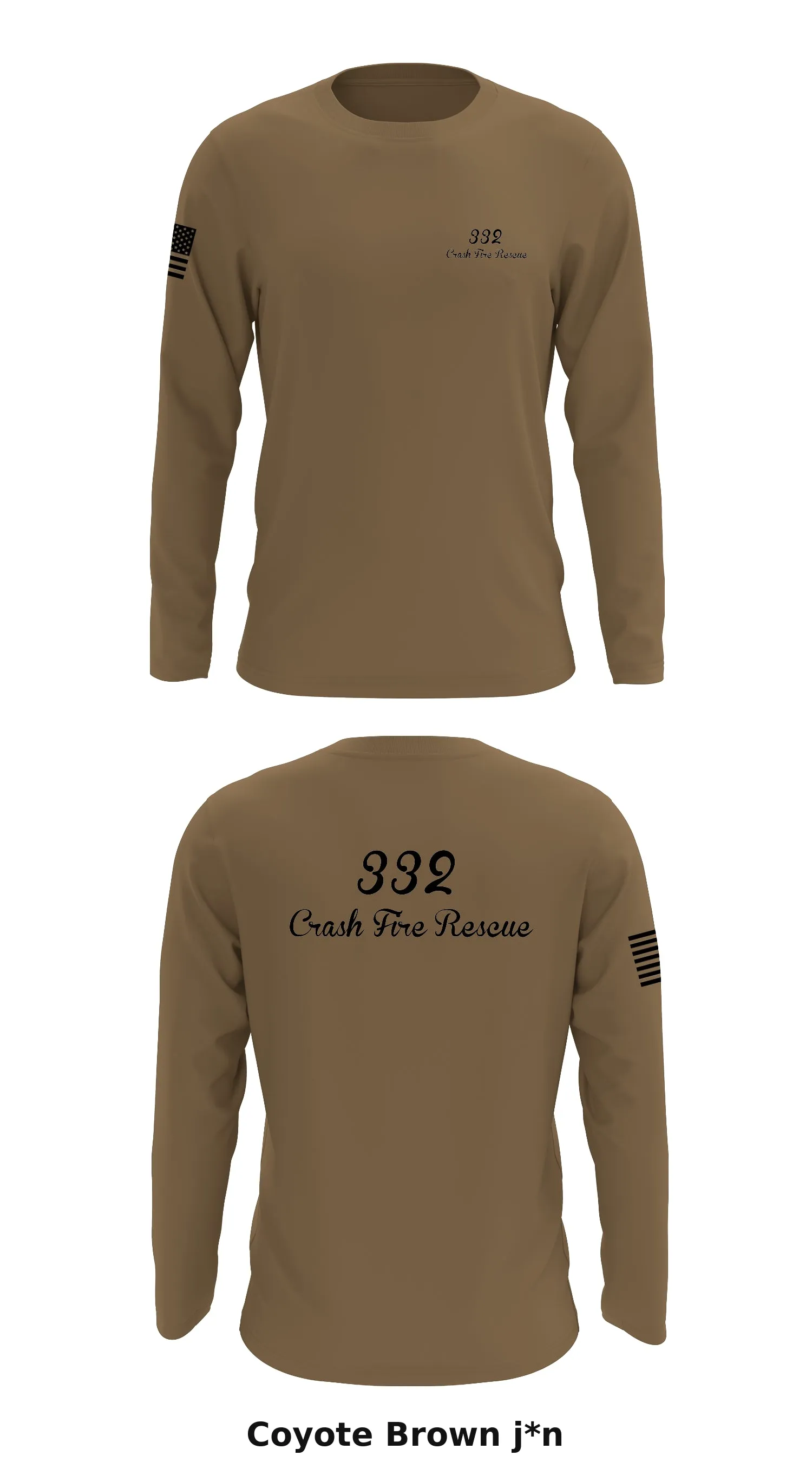 332 Crash Fire Rescue Store 1 Core Men's LS Performance Tee - j*n