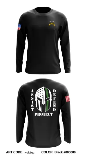 345th Military Police Company  Store 1 Core Men's LS Performance Tee - wVkBqq