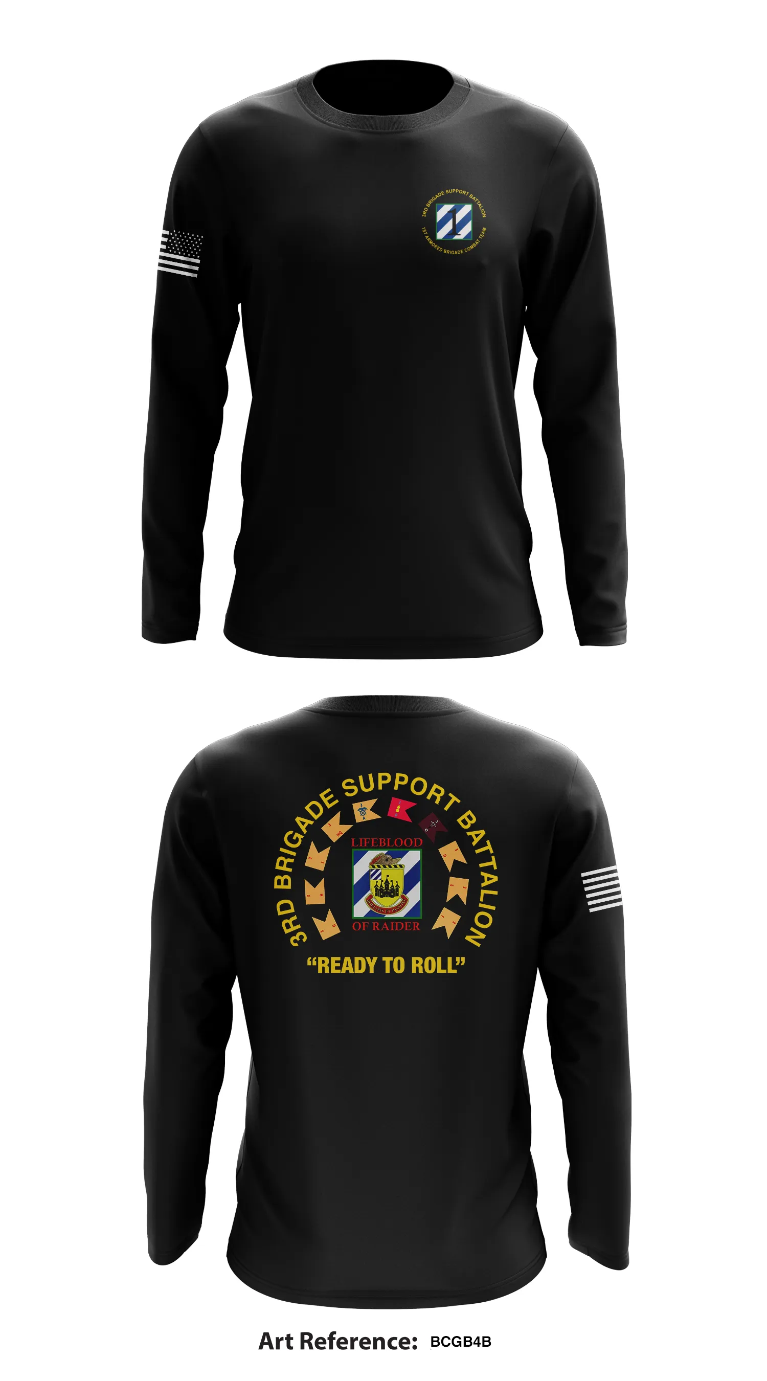 3BSB  Core Men's LS Performance Tee - bcgb4b