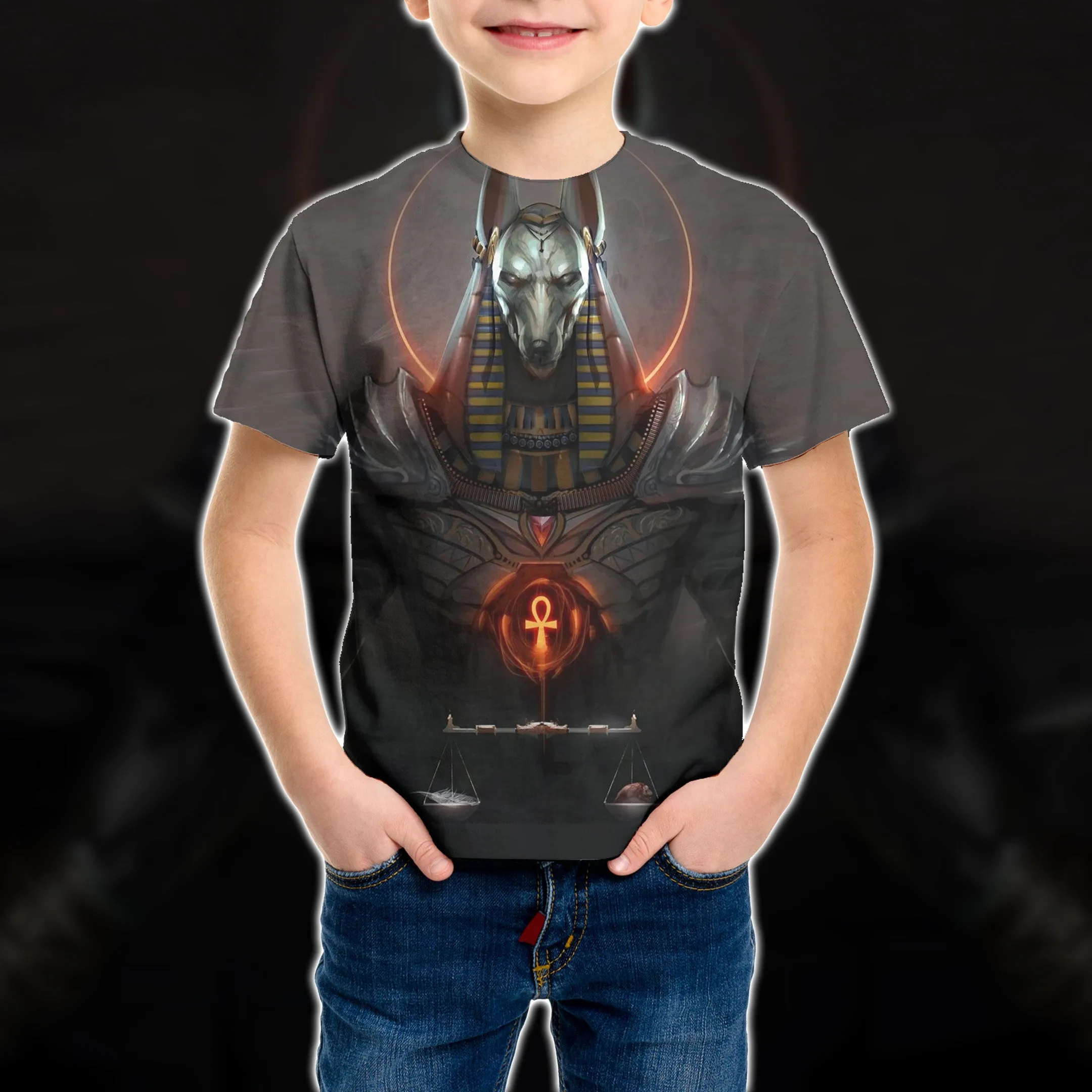 3D Anubis Clothes Unisex Kid Tshirt QT211310