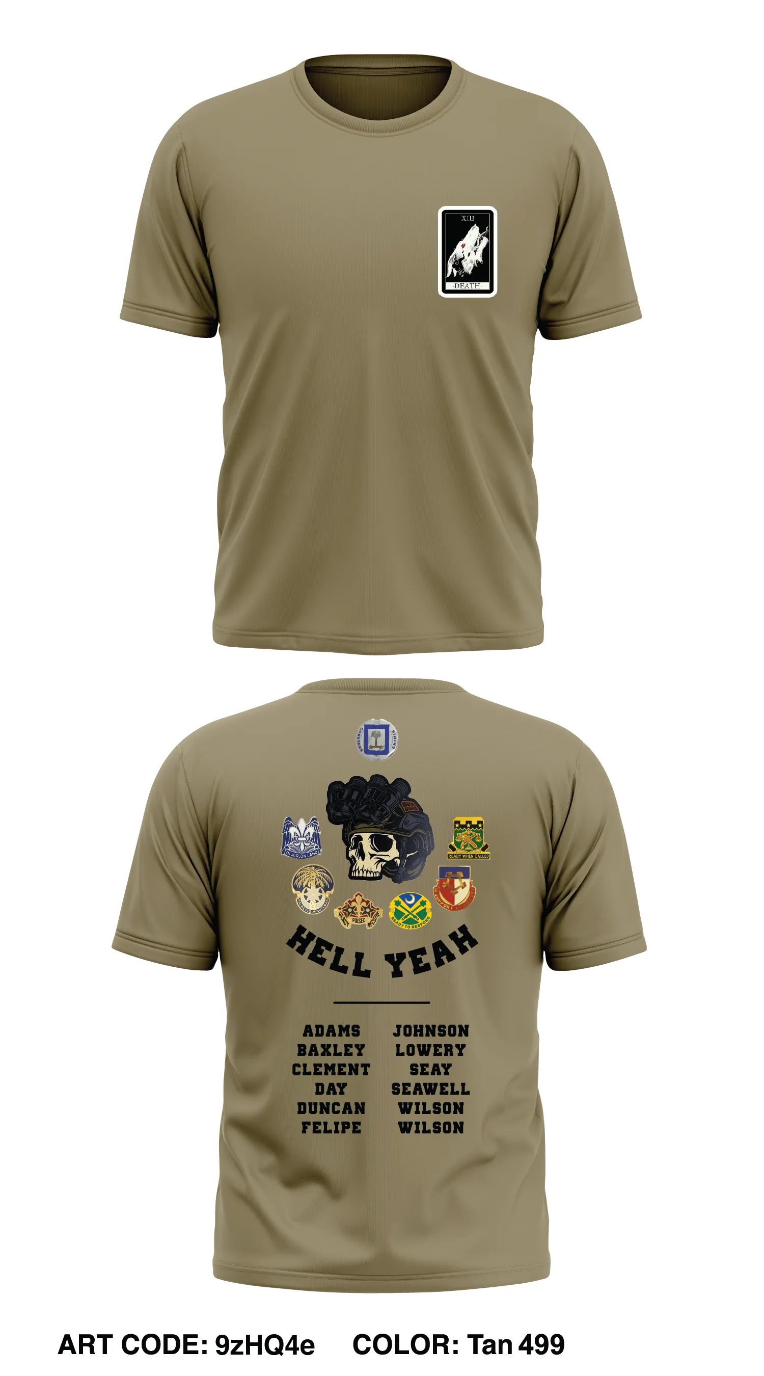 3rd Bat 218 Regt Store 1 Core Men's SS Performance Tee - 9zHQ4e