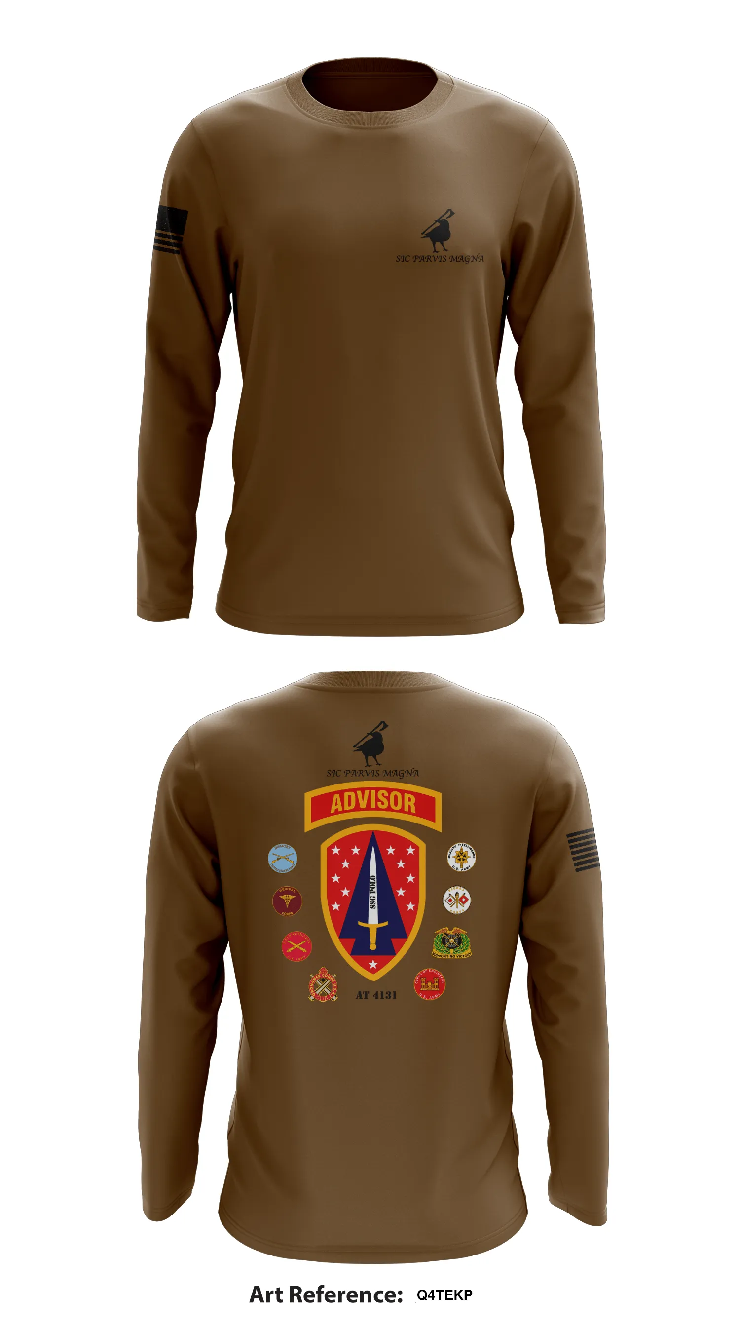 4 SFAB Store 1 Core Men's LS Performance Tee - Q4tEkp