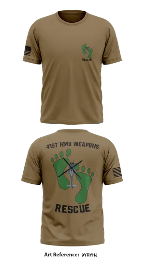 41st HMU Weapons  Store 1 Core Men's SS Performance Tee - 9yRYHj