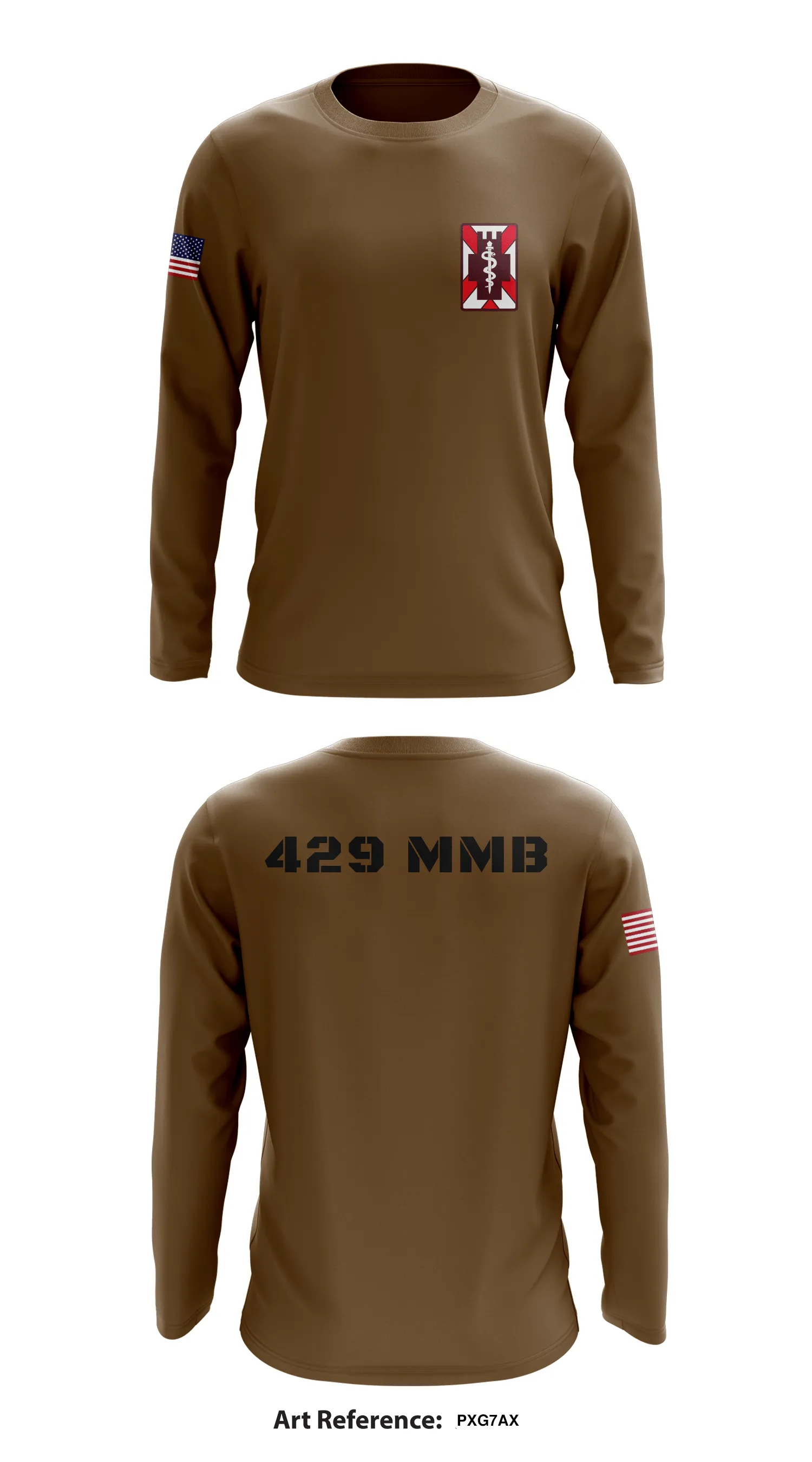 429 MMB Store 1 Core Men's LS Performance Tee - pxg7aX