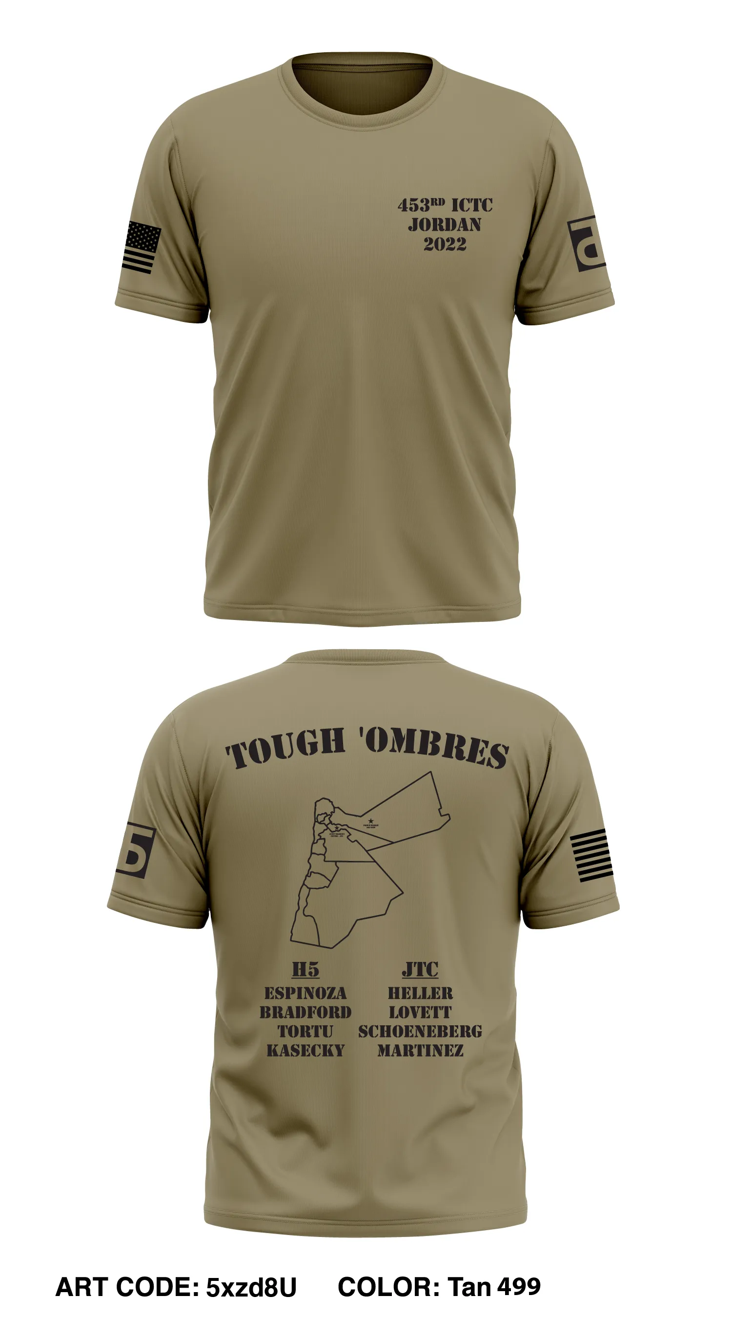 453rd ICTC Core Men's SS Performance Tee - 5xzd8U
