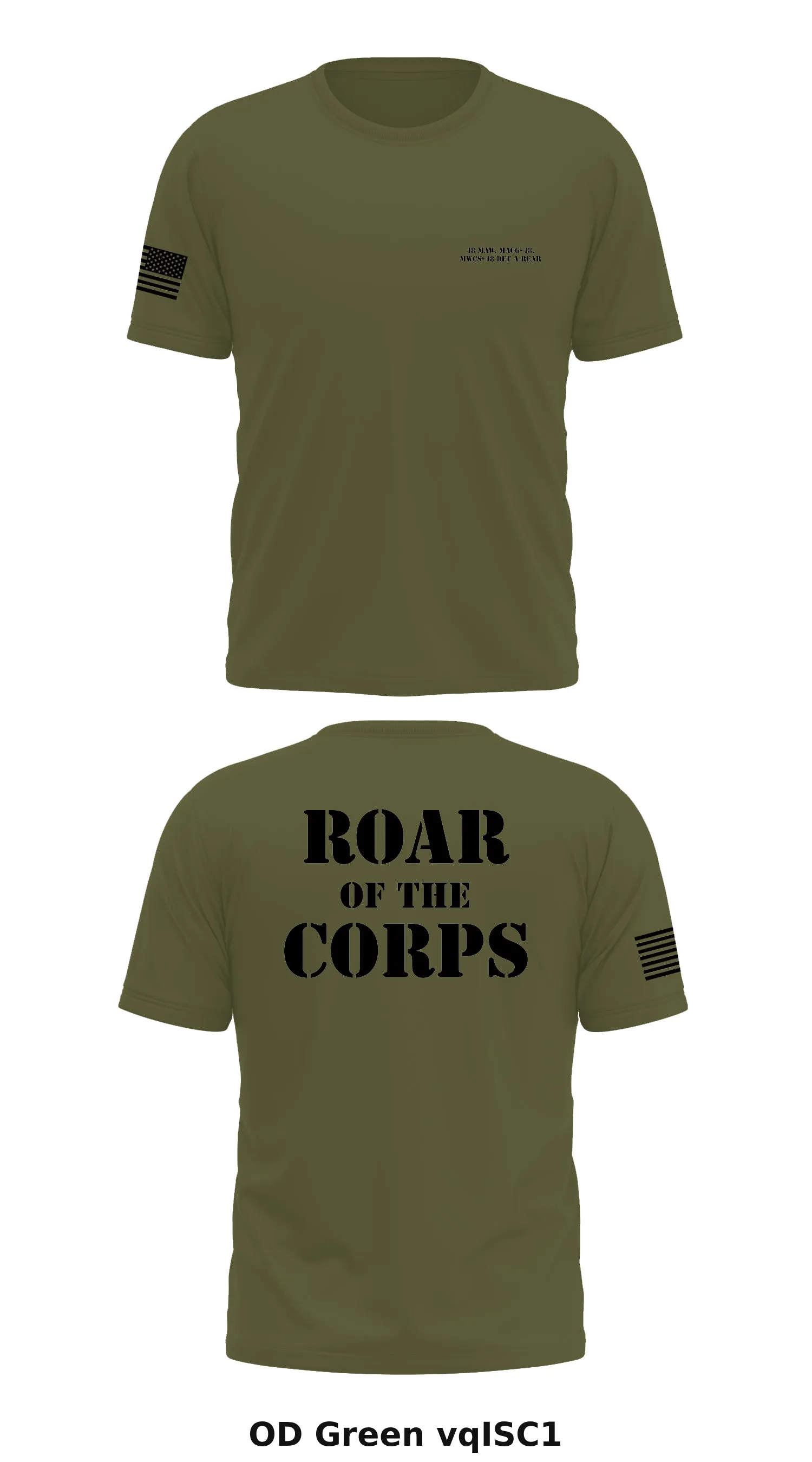 48 MAW, MACG-48, MWCS-48 DET A REAR Store 1 Core Men's SS Performance Tee - vqISC1