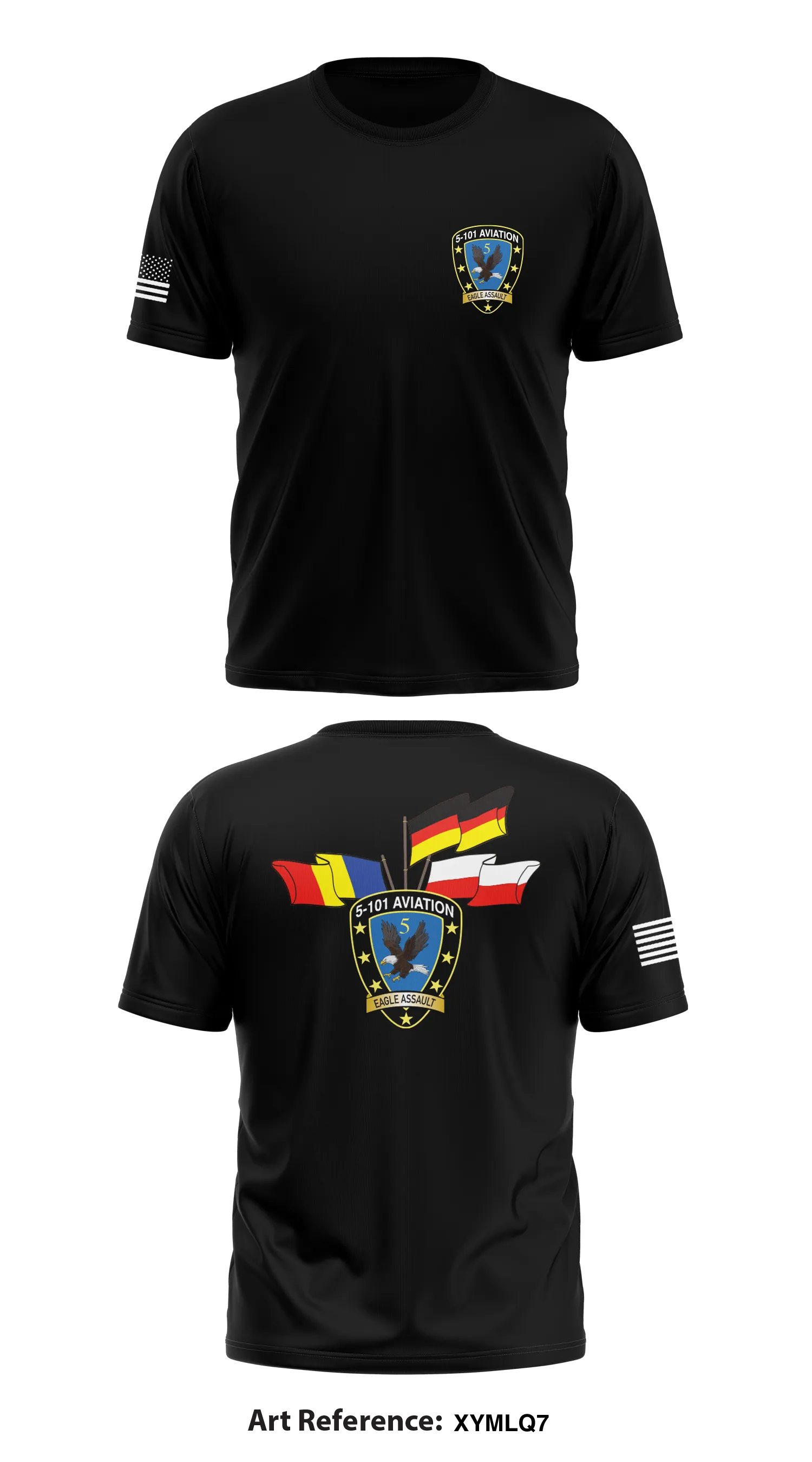 5 101 AVN REGT Store 1 Core Men's SS Performance Tee - XYMLq7