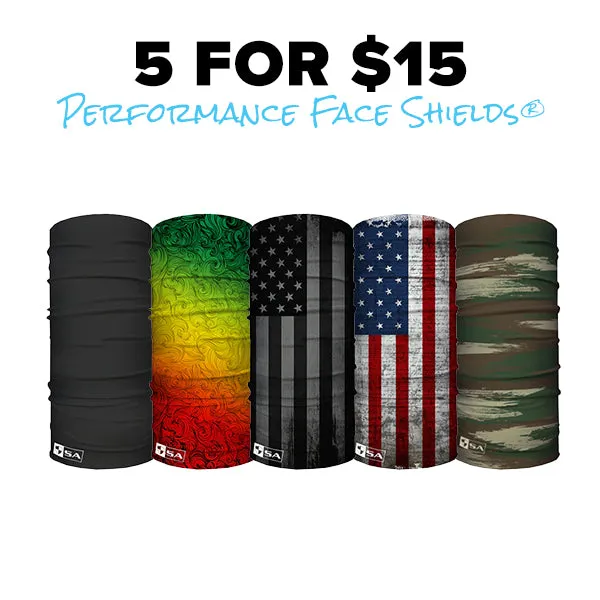 5 PACK Performance Shields®