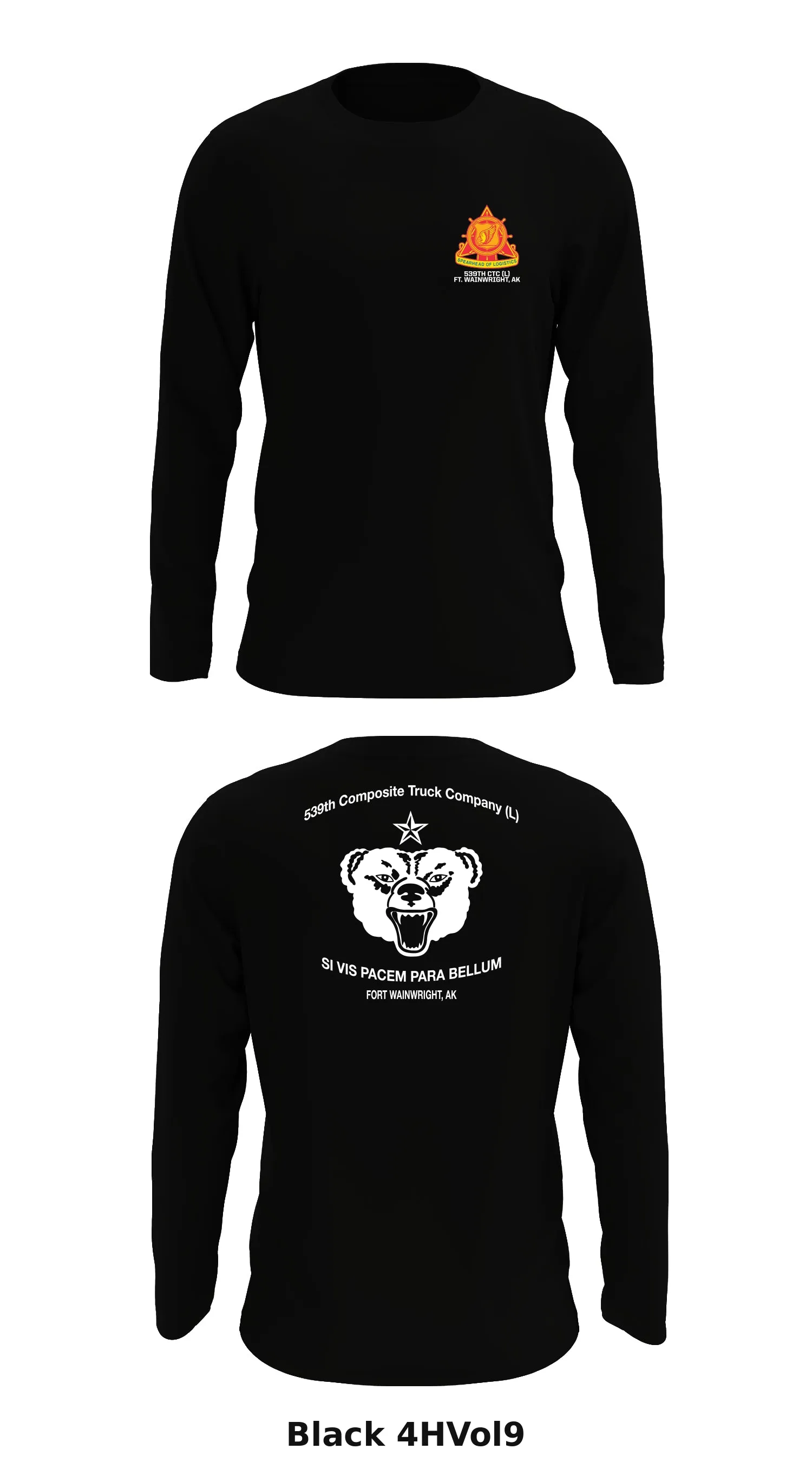 539th CTC (L) Store 1 Core Men's LS Performance Tee - 4HVol9