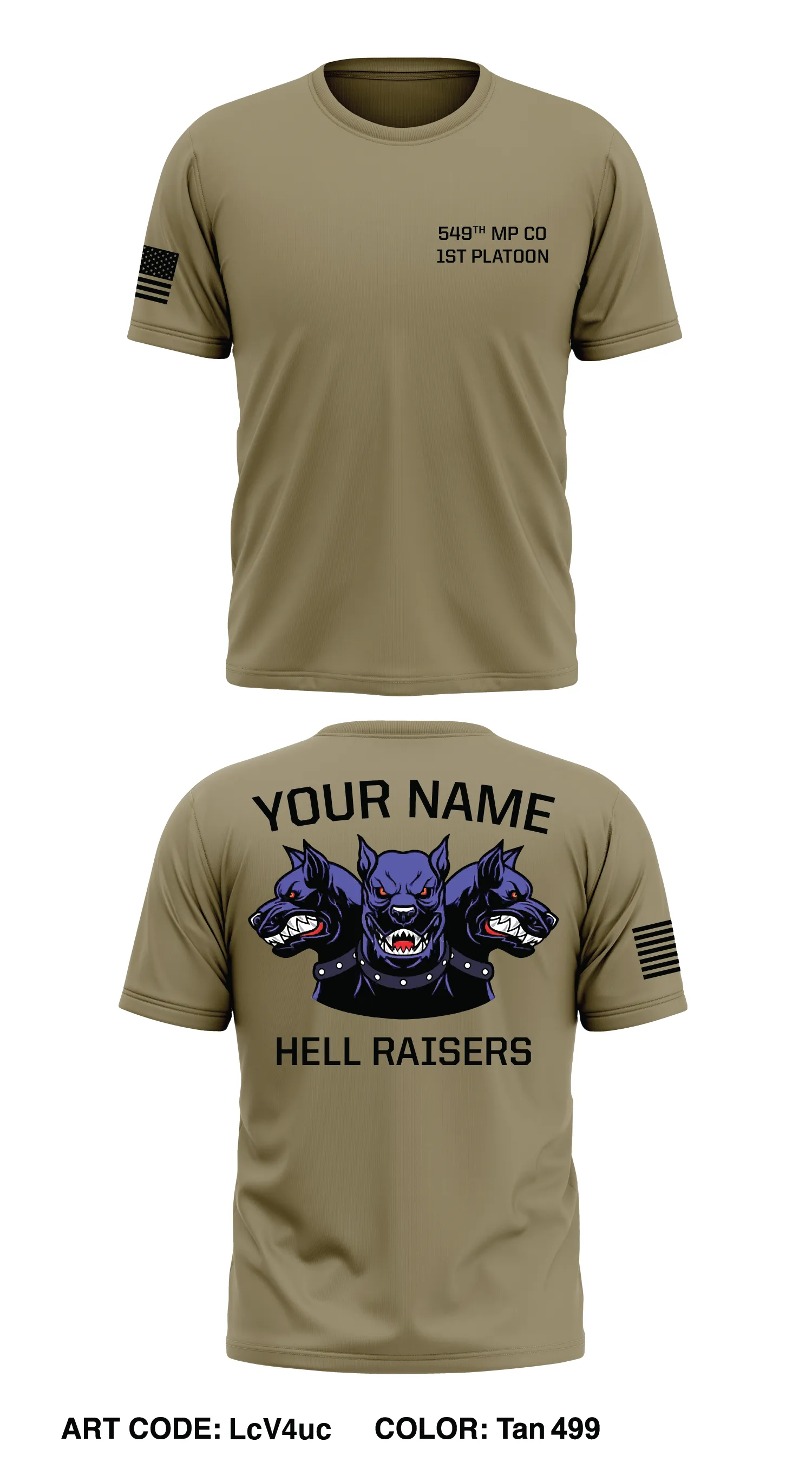 549th MP CO, 1st PLT Store 1 Core Men's SS Performance Tee - LcV4uc