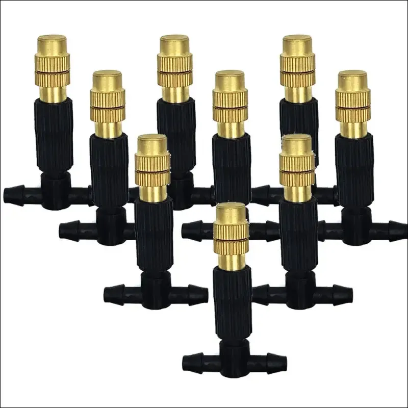 5m-30m outdoor misting cooling system with brass misting nozzles