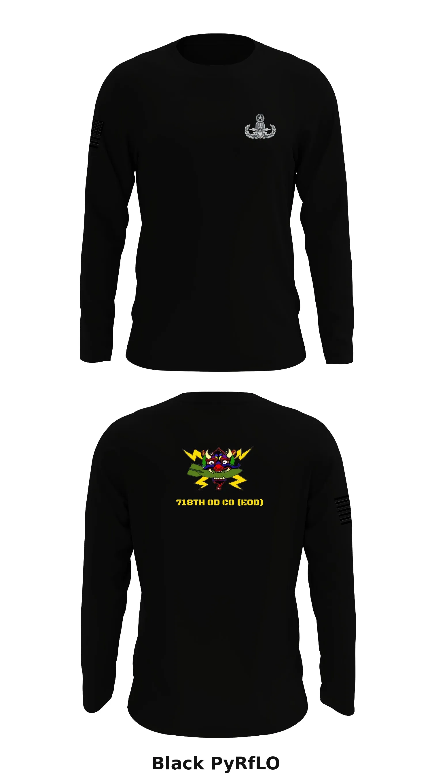 718TH OD CO (EOD) Store 1 Core Men's LS Performance Tee - PyRfLO