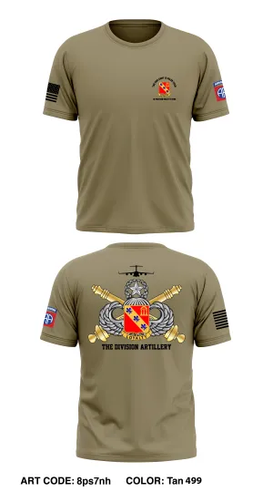 82d Airborne Division Artillery Store 1 Core Men's SS Performance Tee - 8ps7nh