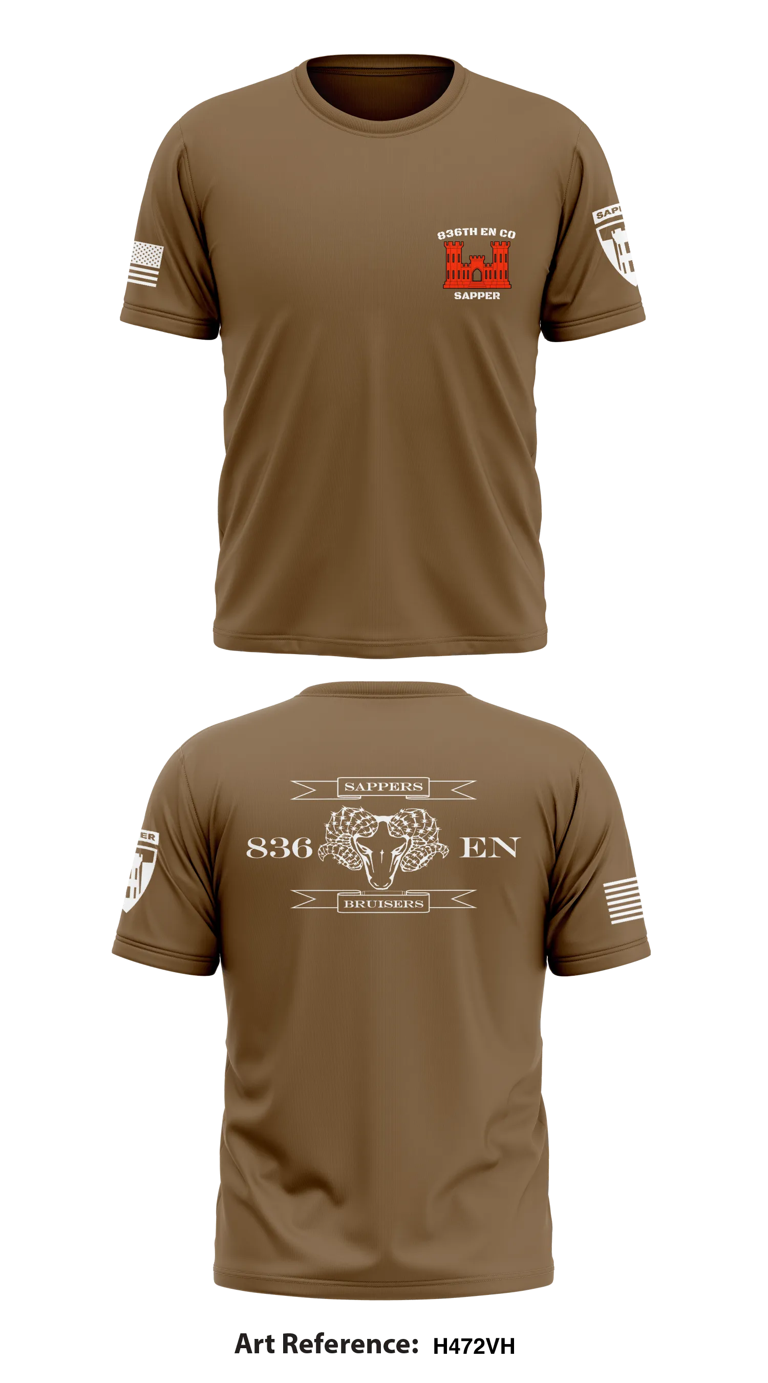 836th EN CO (Sapper) Store 1 Core Men's SS Performance Tee - h472vh