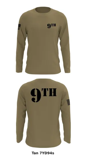 9th Store 1 Core Men's LS Performance Tee - 7YD94s