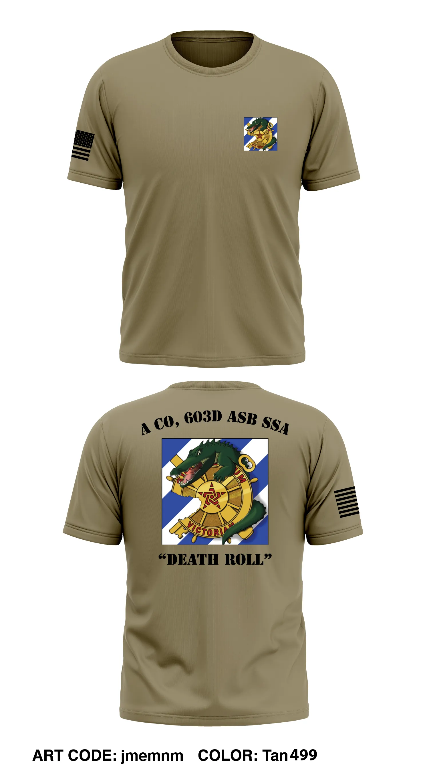 A co 603D Aviation Support Battalion Store 1 Core Men's SS Performance Tee - jmemnm
