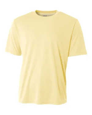 A4 Men's Cooling Performance T-Shirt | Light Yellow