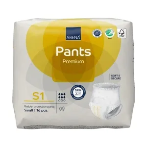 Abena Pants S1 Yel 1400ML 60-90cm