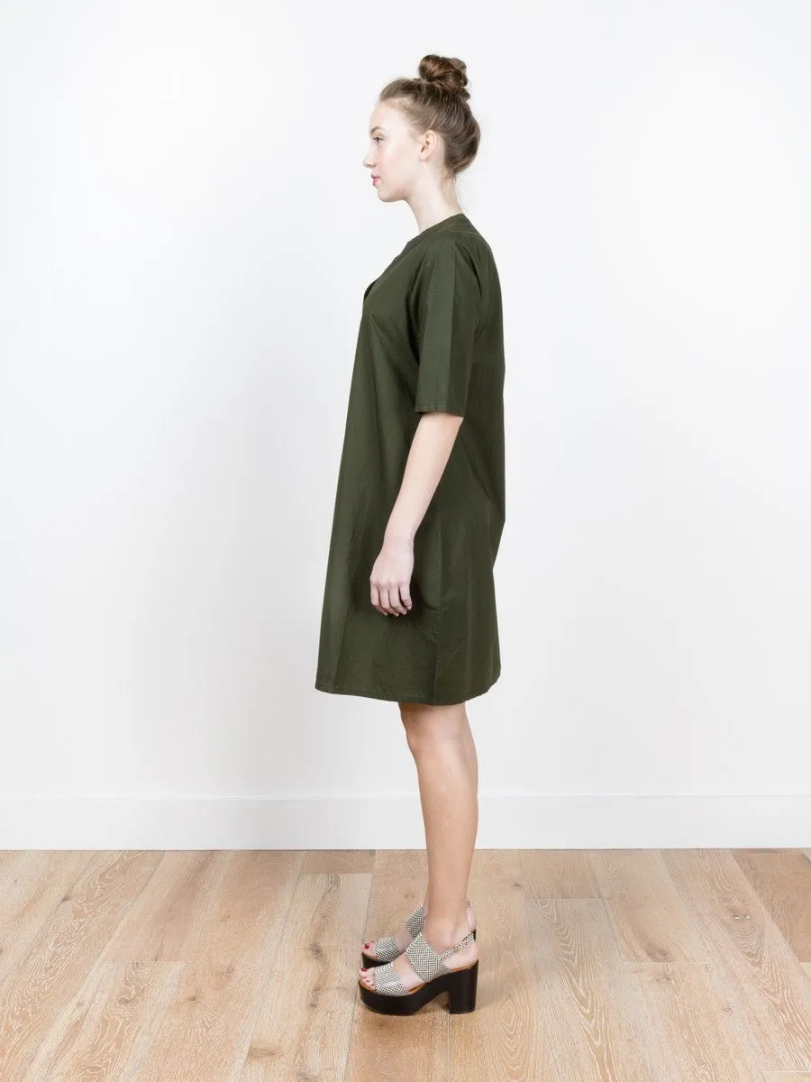 abito pigi dress - olive