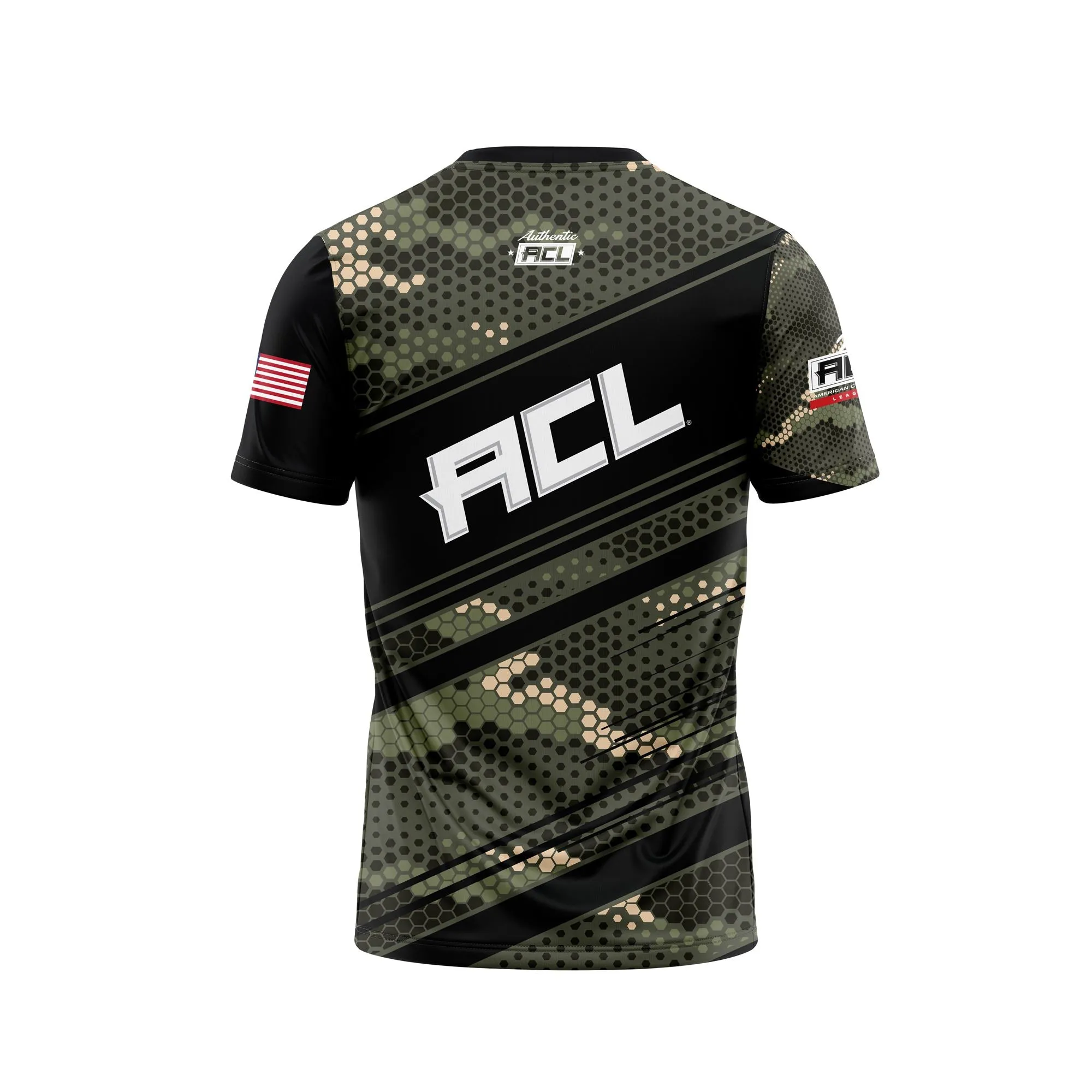 ACL GREEN ANGLE CAMO SHORT SLEEVES JERSEY 2024