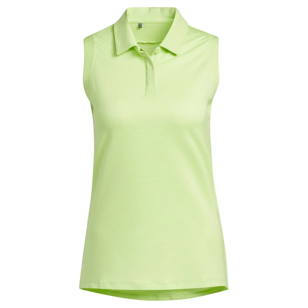 adidas Ladies Primeblue Sleeveless Polo