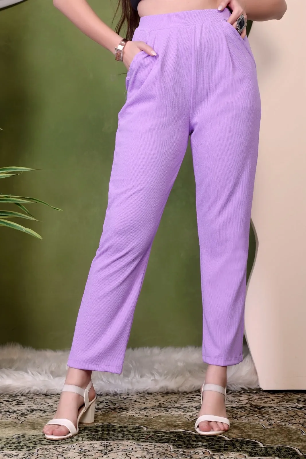 All-Day Comfortable: Women’s Soft Lycra Pants