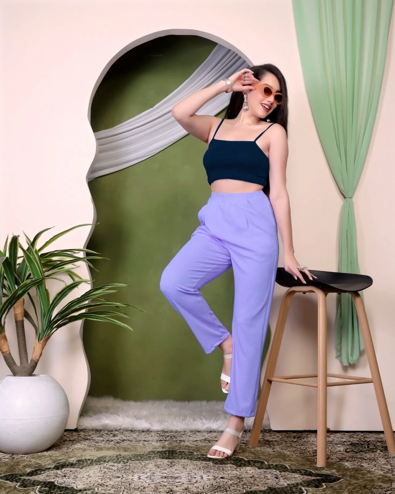 All-Day Comfortable: Women’s Soft Lycra Pants