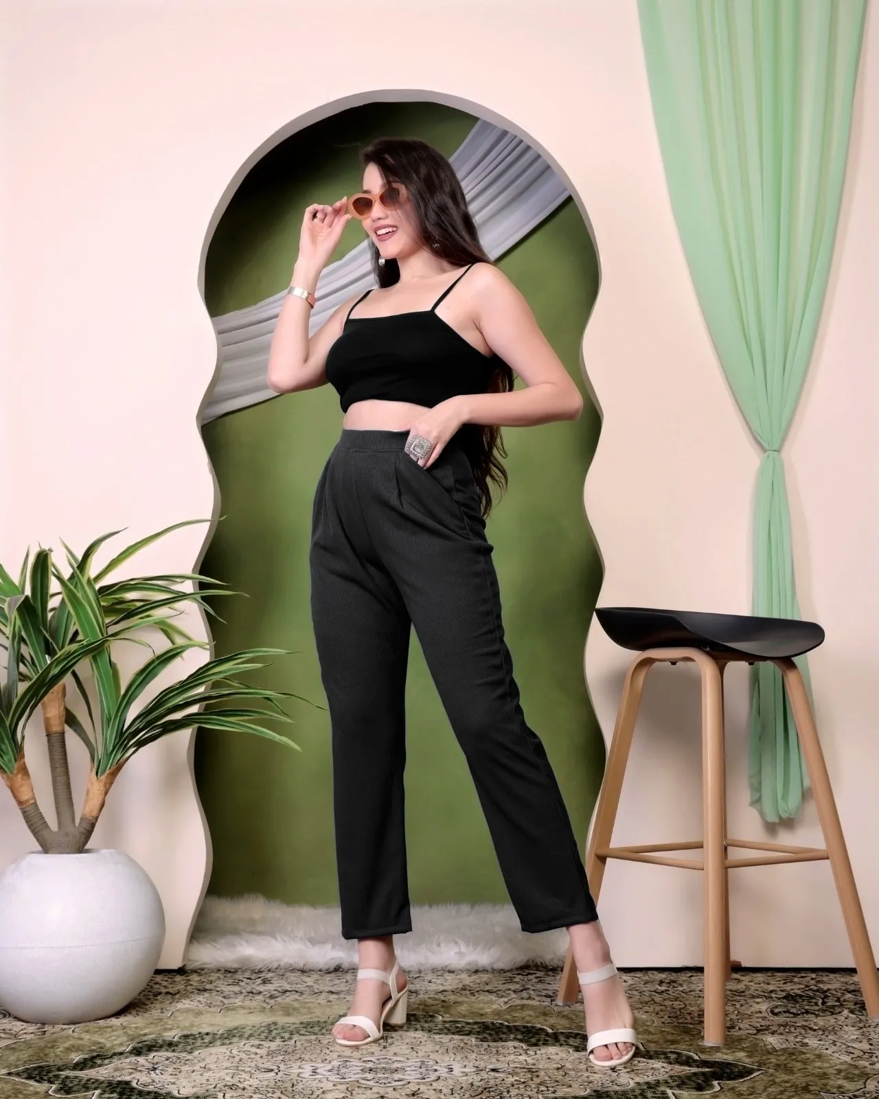 All-Day Comfortable: Women’s Soft Lycra Pants