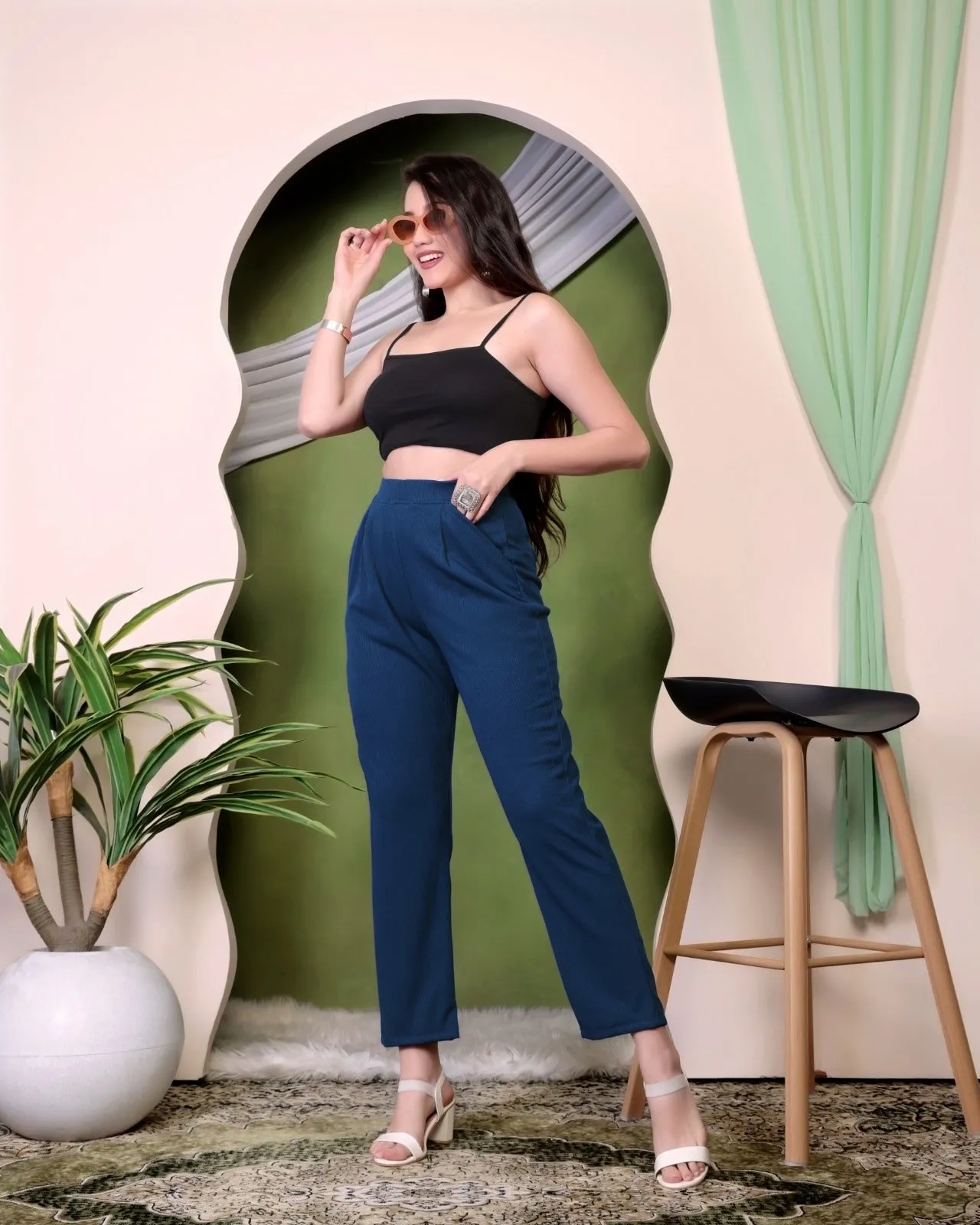 All-Day Comfortable: Women’s Soft Lycra Pants