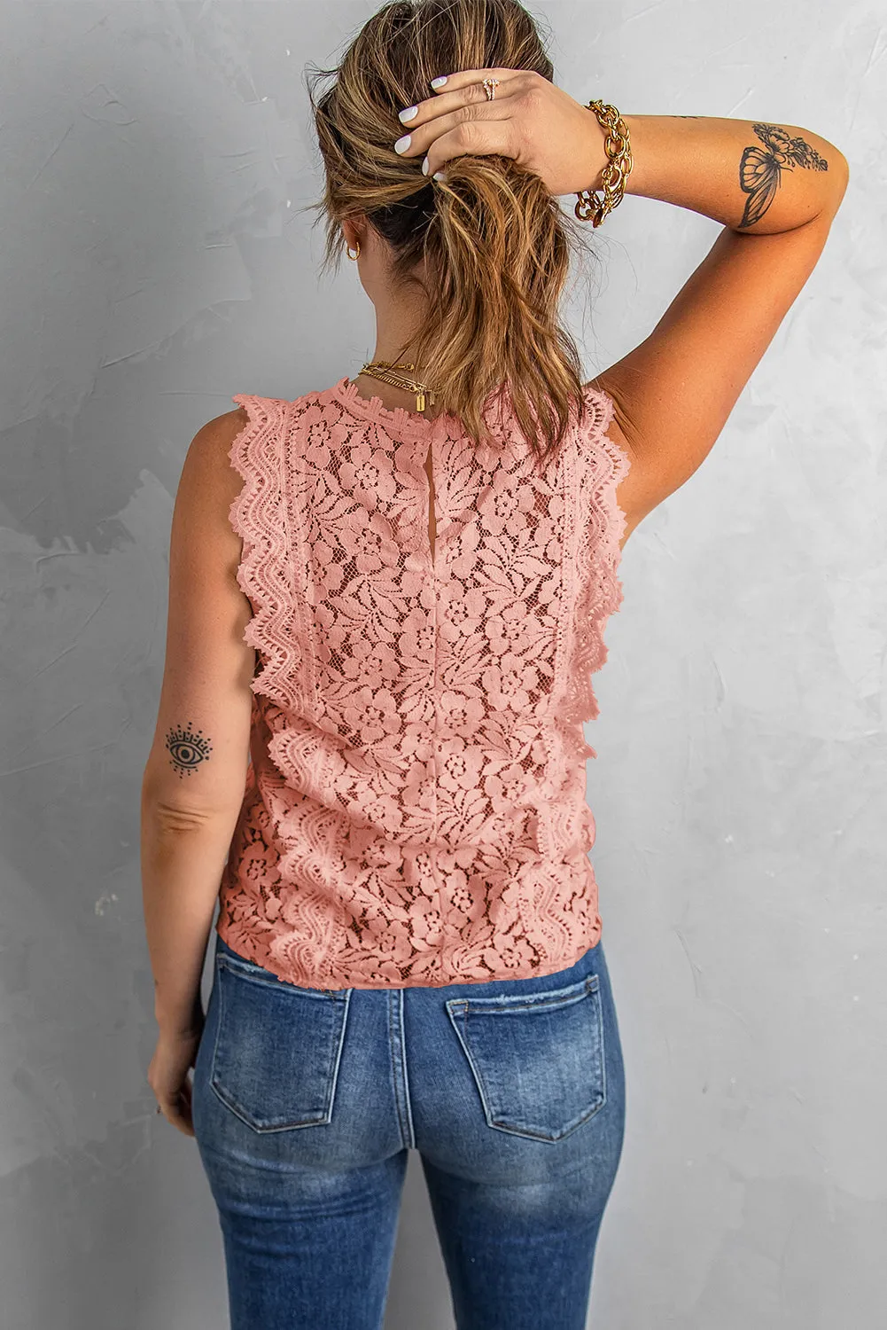 Allover Lace Tank From MsDressly
