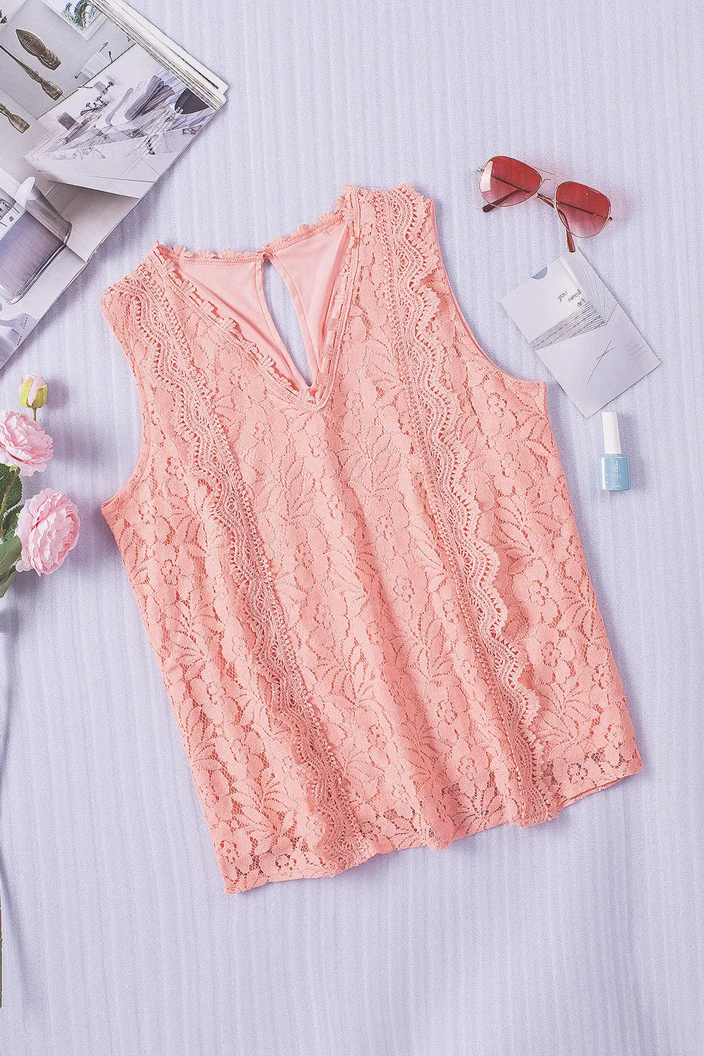 Allover Lace Tank From MsDressly
