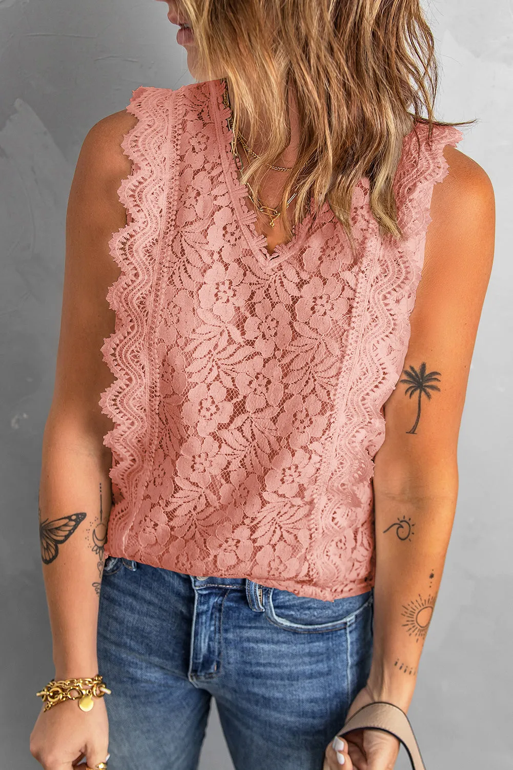 Allover Lace Tank From MsDressly