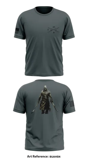 Alpha Company 3-34 INF REG Store 1 Core Men's SS Performance Tee - buaHSn