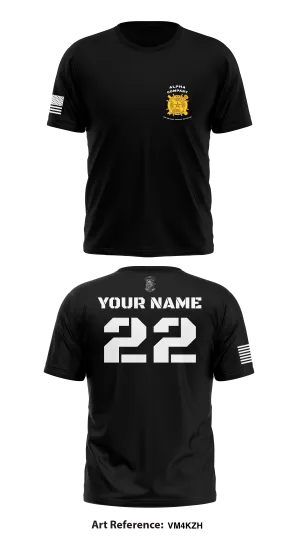 Alpha Company, 3rd BSB Store 1 Core Men's SS Performance Tee - VM4kzH