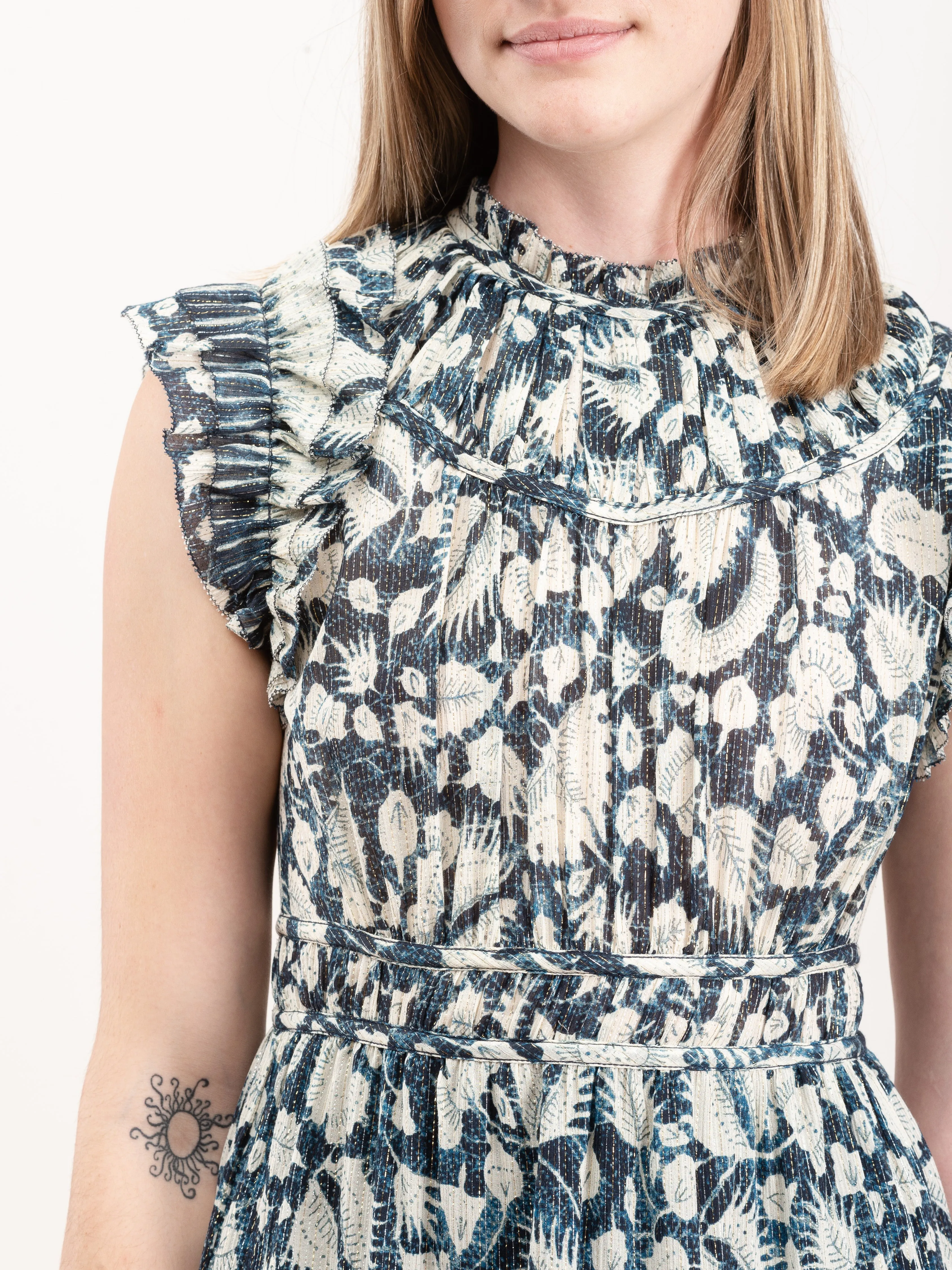 amalia dress - indigo