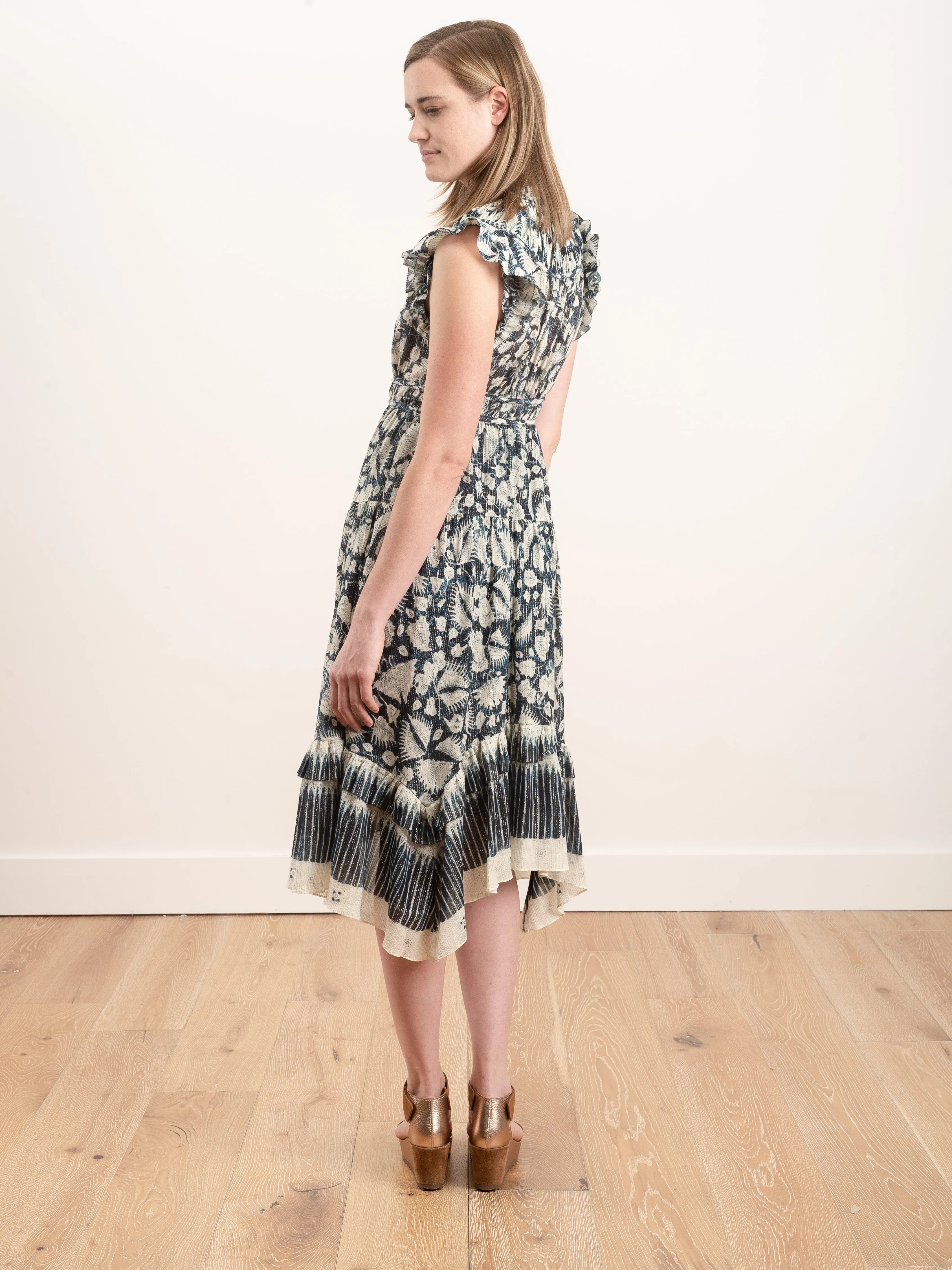 amalia dress - indigo