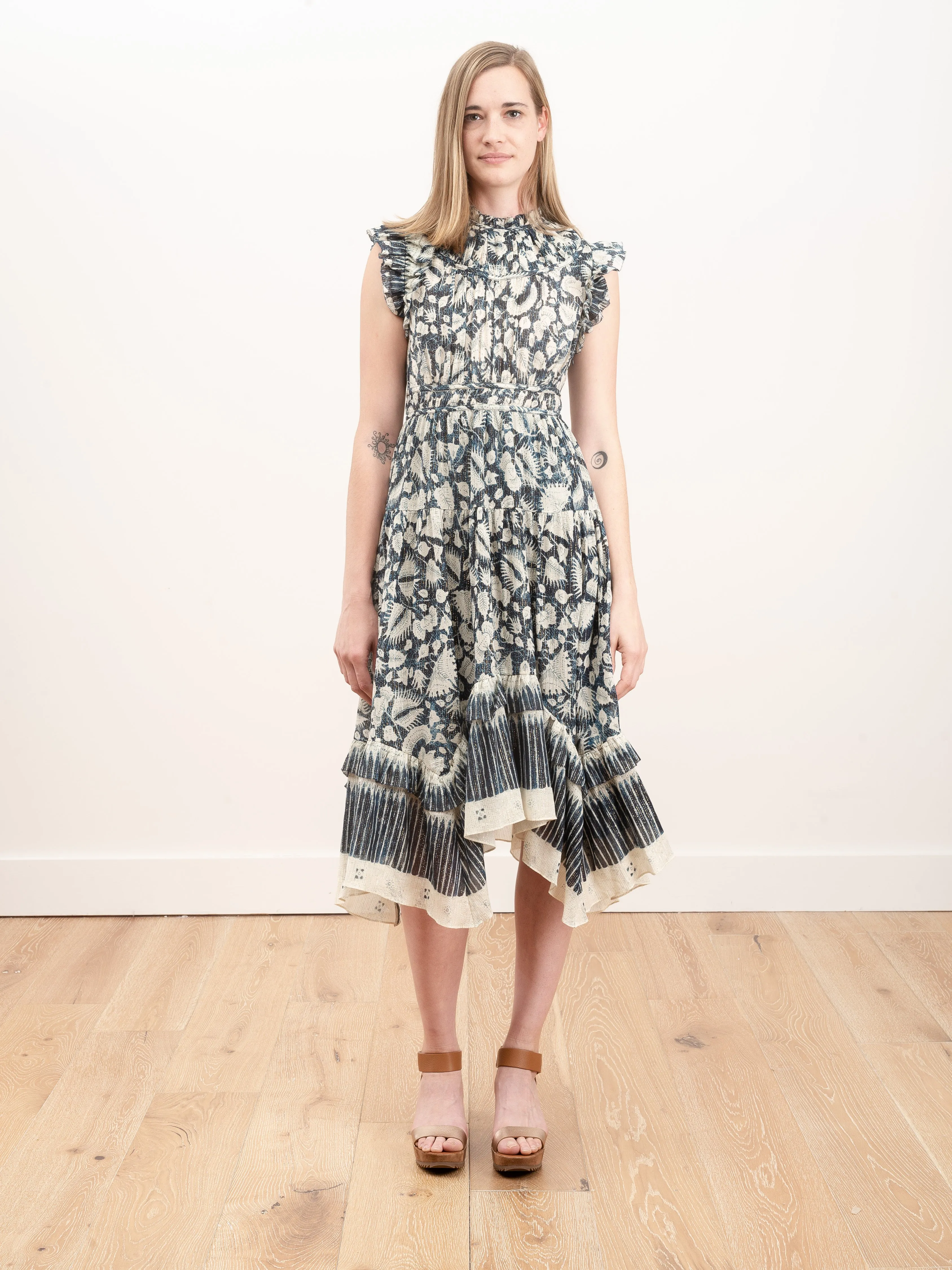 amalia dress - indigo