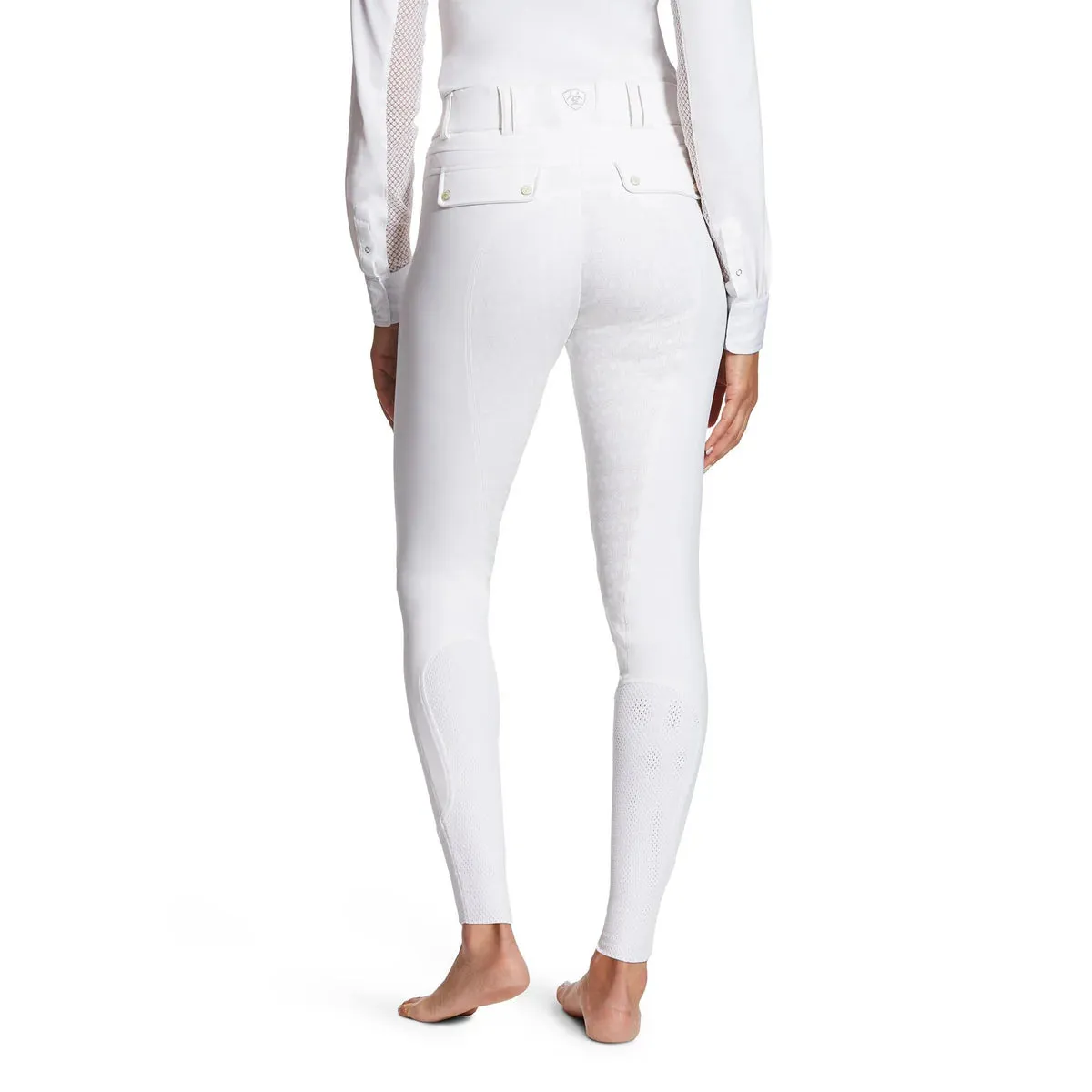 Ariat Womens Tri Factor Grip Breeches White