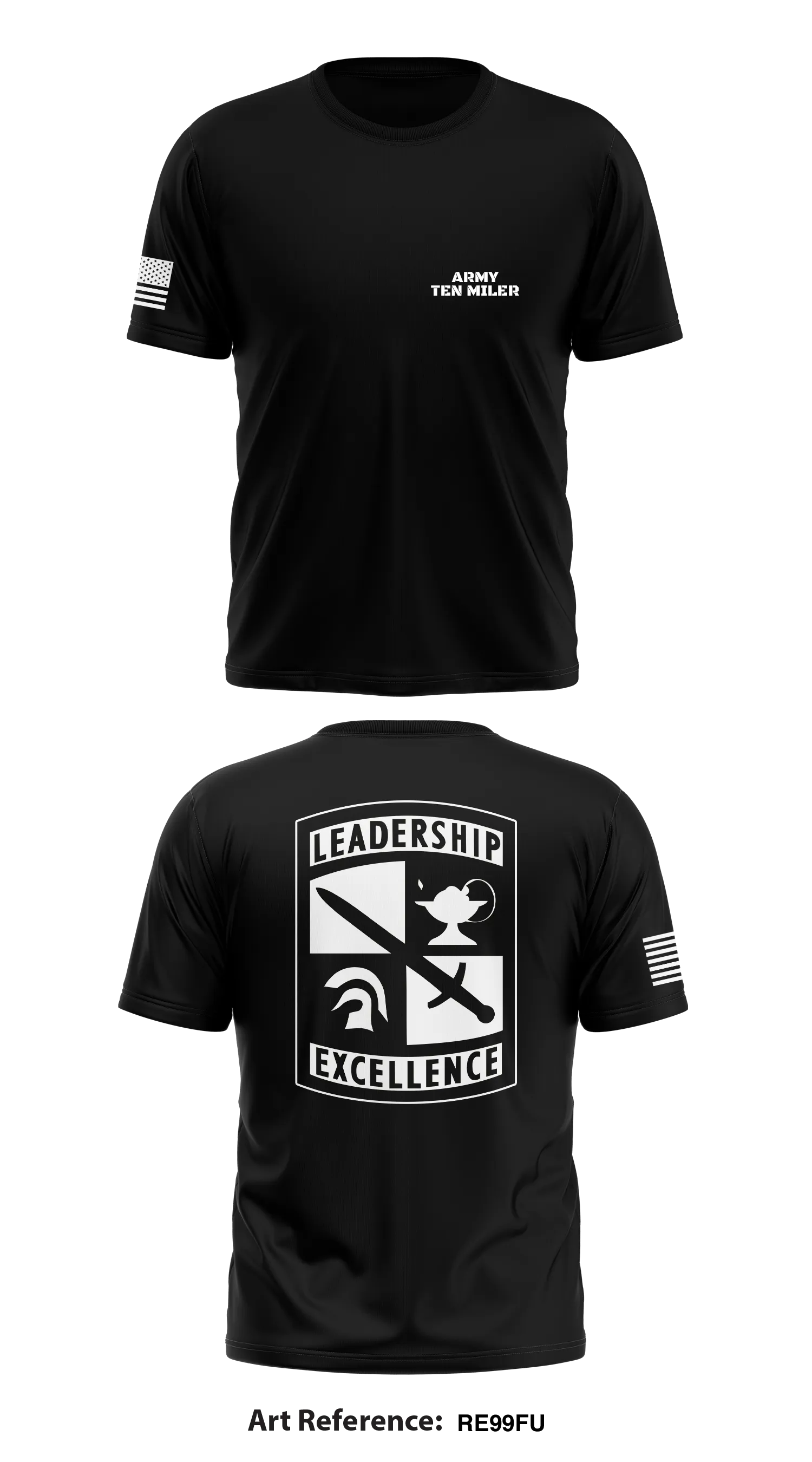 Army ROTC Store 2 Core Men's SS Performance Tee - Re99Fu
