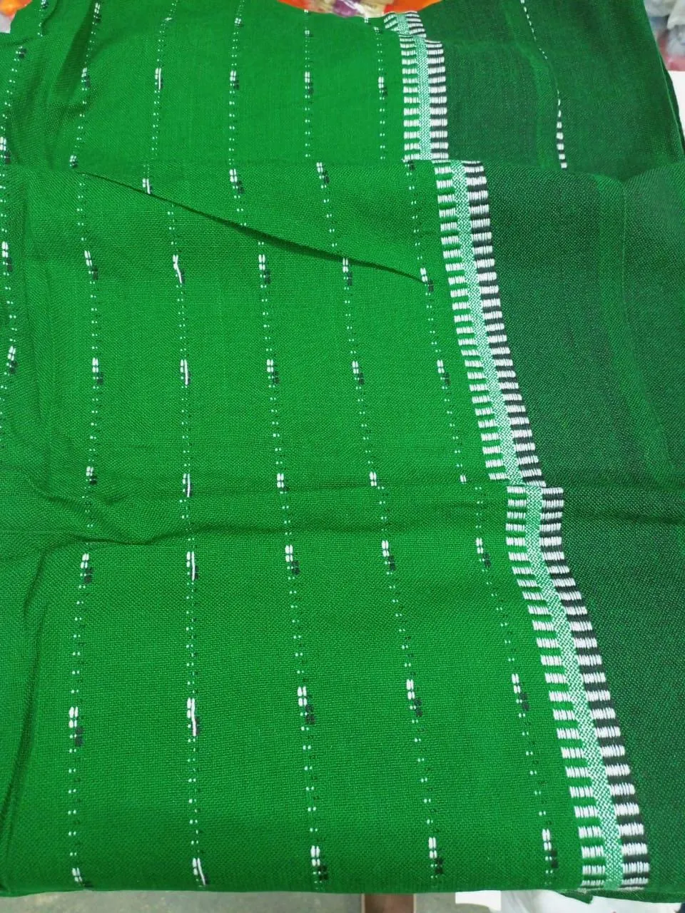 Authentic Maasai Shuka Blanket - Traditional African Tribal Wrap, green Plaid Safari Blanket for Home Décor or Outdoor Adventures
