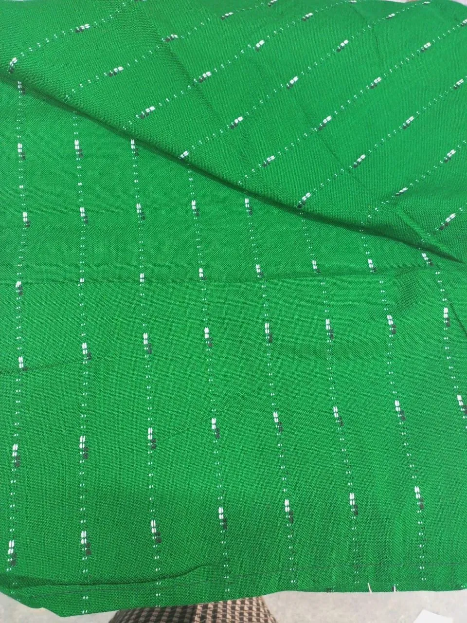 Authentic Maasai Shuka Blanket - Traditional African Tribal Wrap, green Plaid Safari Blanket for Home Décor or Outdoor Adventures